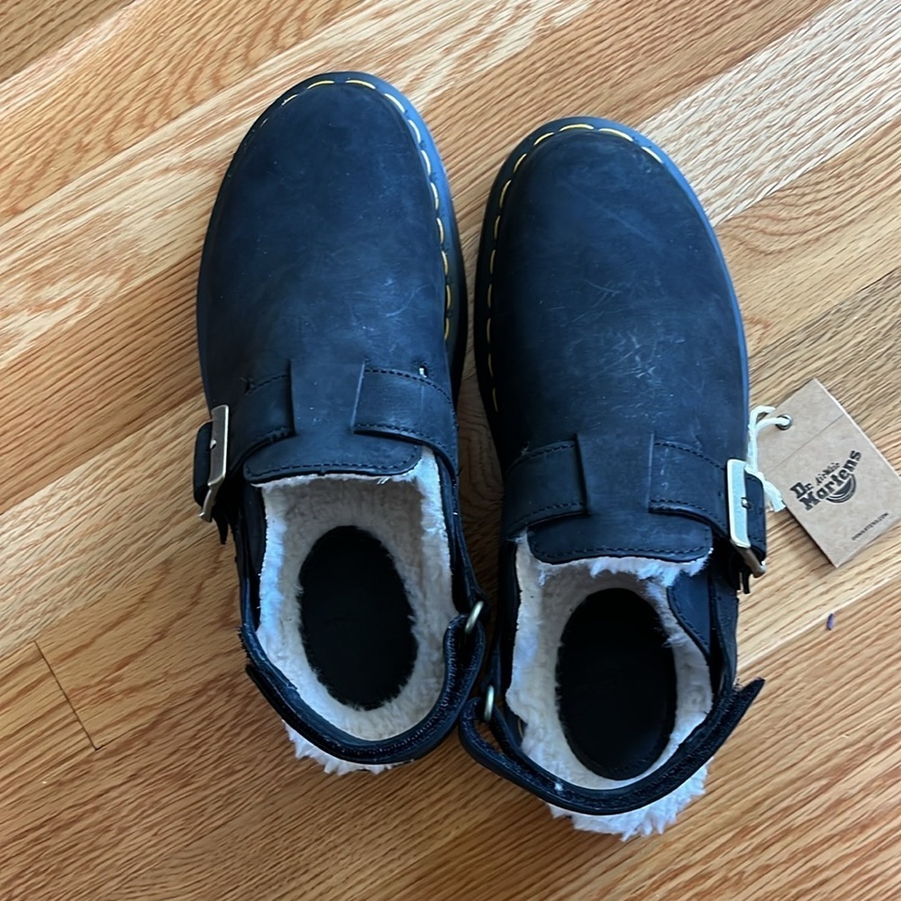 Dr Martens Jorge ll Faux Lined Slingback Mules Size 10 NWT - Picture 11 of 15